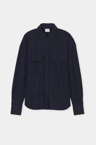 CLOSED Cord-Overshirt navy