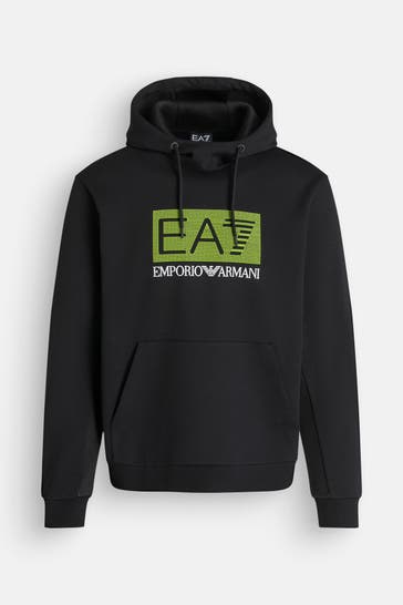 EA7 Hoodie schwarz