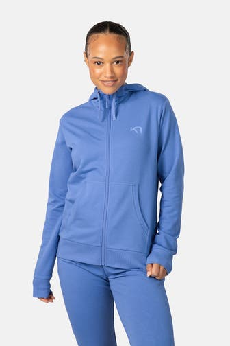 KARI TRAA Sweatjacke 'Kari' blau