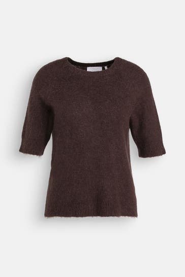 RICH & ROYAL Strickshirt dunkelbraun