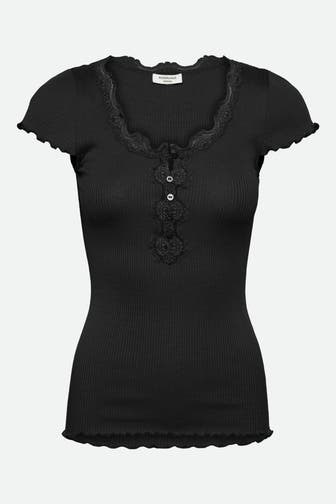 ROSEMUNDE Seidenmix-Shirt 'Belize' schwarz