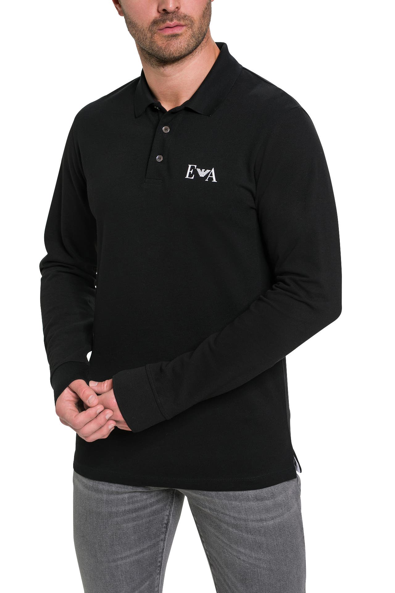 EMPORIO ARMANI Polo-Shirt schwarz, Bild 1