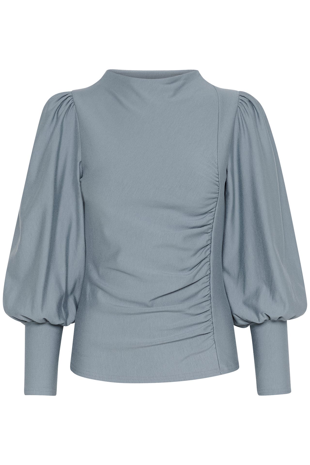 GESTUZ Langarmshirt 'Rifa' taubenblau, Bild 1