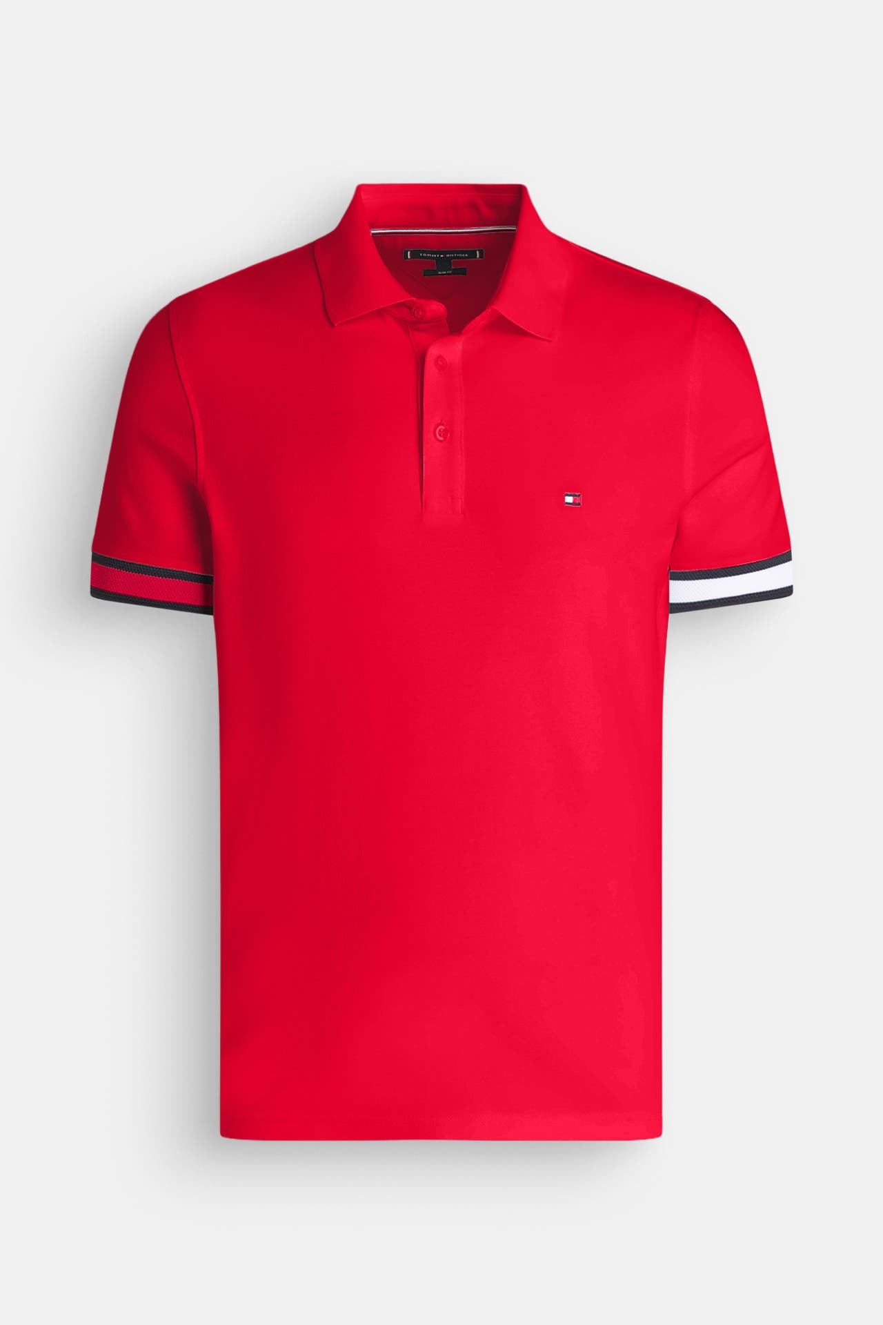TOMMY HILFIGER Polo-Shirt rot, Bild 1