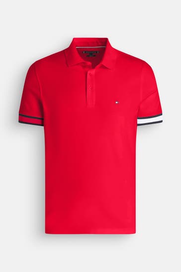 TOMMY HILFIGER Polo-Shirt rot
