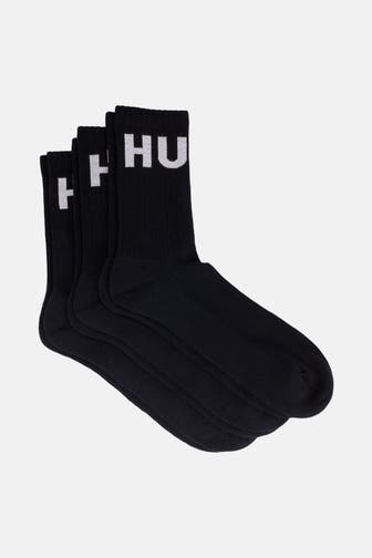 HUGO 3er-Pack Socken schwarz