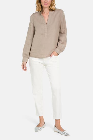 MARC O'POLO Tunika hellbraun