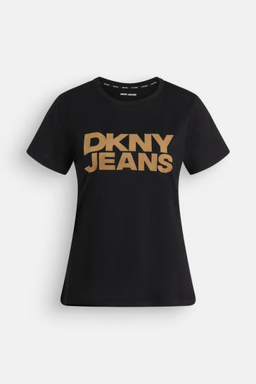 DKNY T-Shirt schwarz
