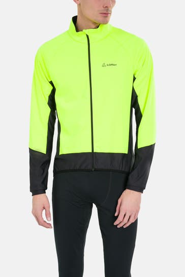 LÖFFLER Fahrradjacke 'Alpha II' neongelb