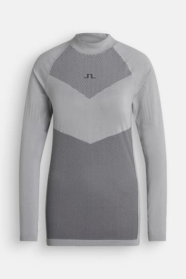 J.LINDEBERG SPORTSWEAR Longsleeve 'Camilla' grau