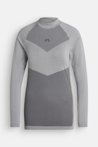J.LINDEBERG SPORTSWEAR Longsleeve 'Camilla' grau