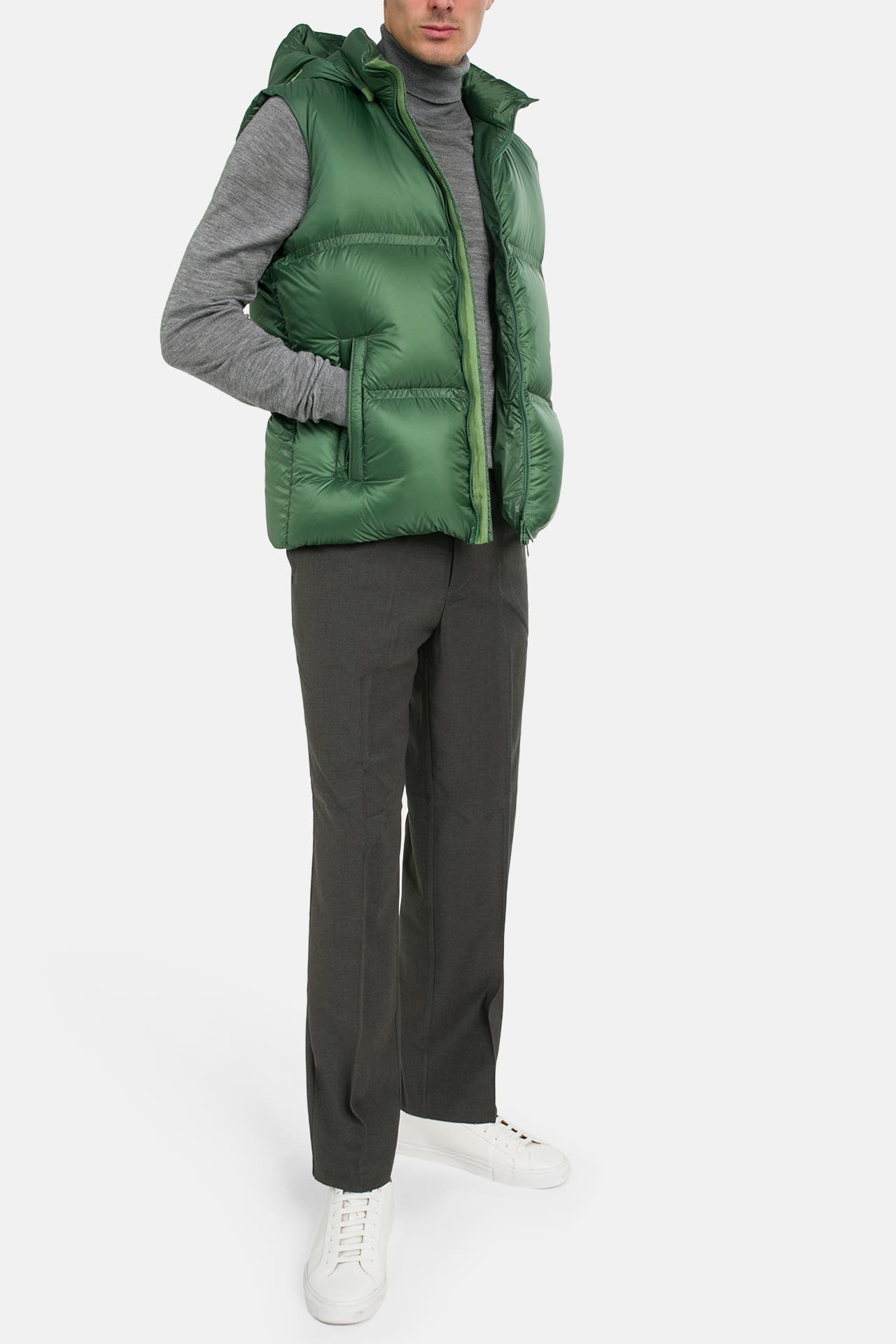 HERNO Daunenweste smaragdgrün, Bild 1