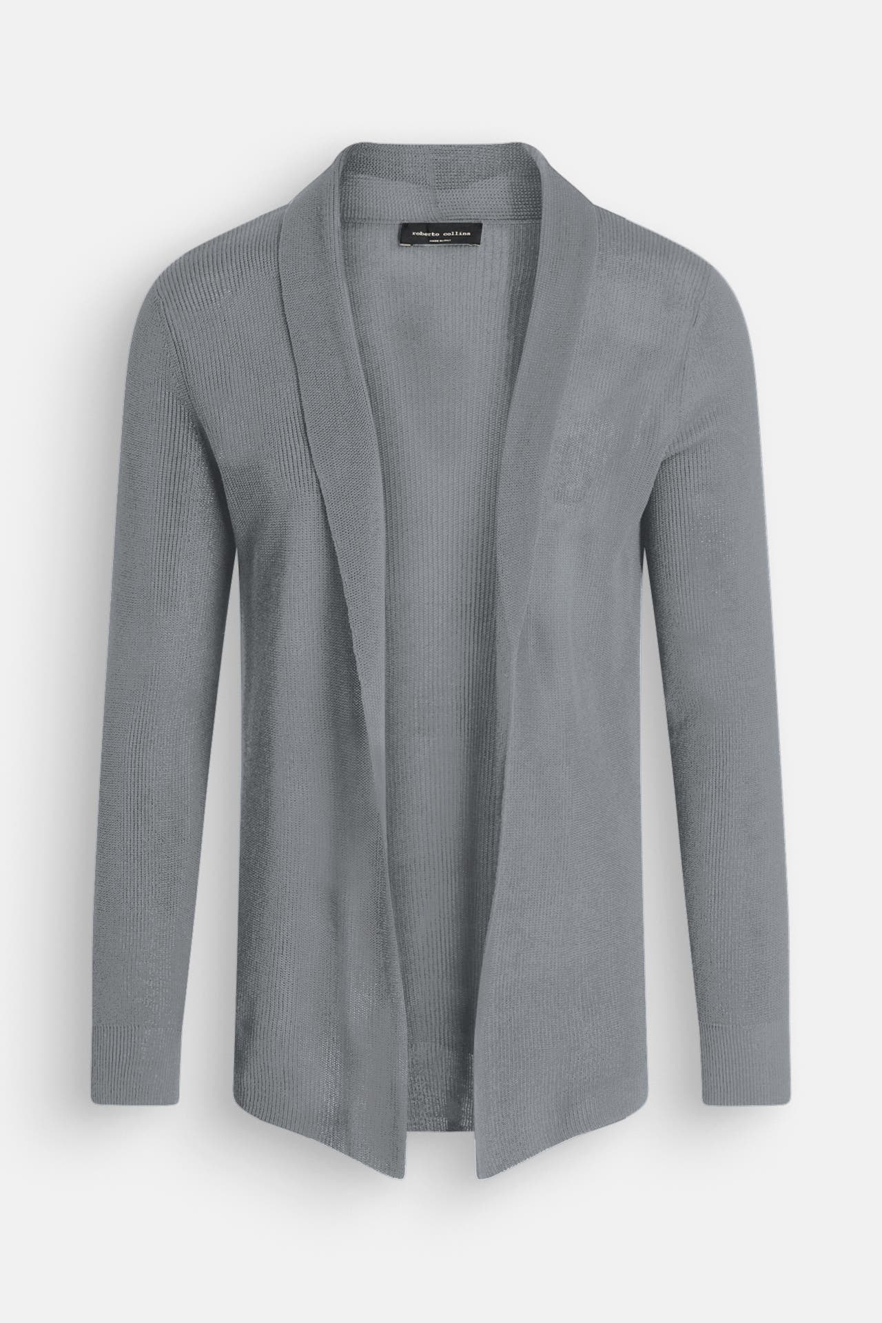 ROBERTO COLLINA Cardigan grau, Bild 1