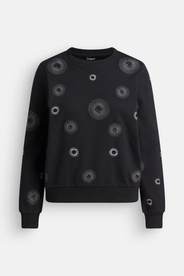 DESIGUAL Sweatshirt 'Blinga' schwarz