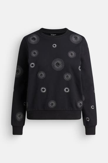 DESIGUAL - Sweatshirt 'Blinga' schwarz