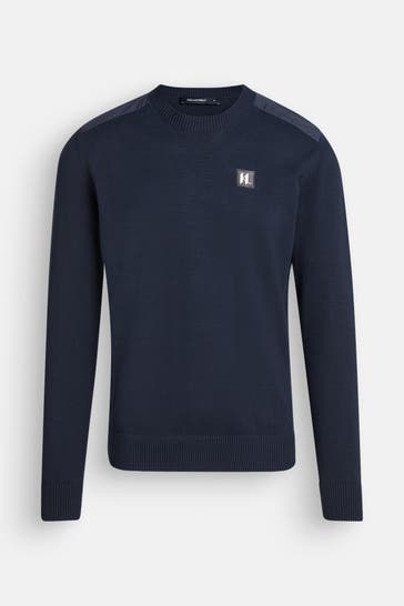 KARL LAGERFELD Strickpullover dunkelblau
