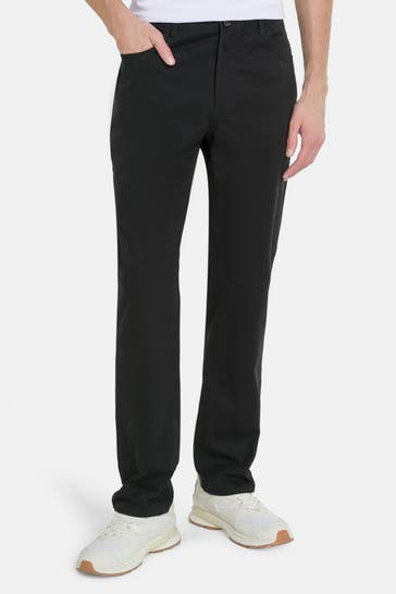 TOMMY HILFIGER Stoffhose 'Denton' schwarz