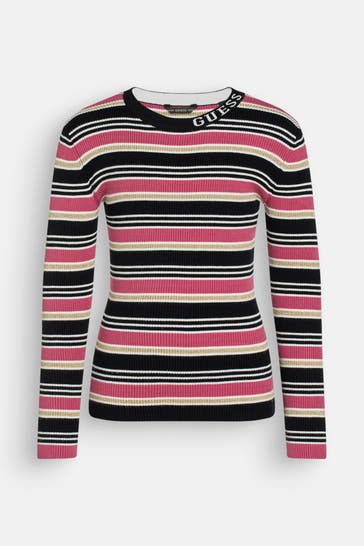 GUESS Strickpullover gestreift