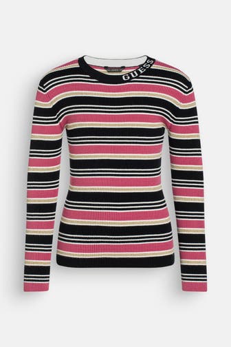 GUESS Strickpullover gestreift