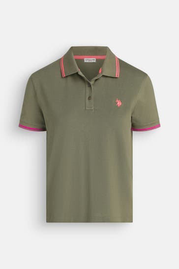 U.S. POLO ASSN. Polo-Shirt 'Midy' oliv