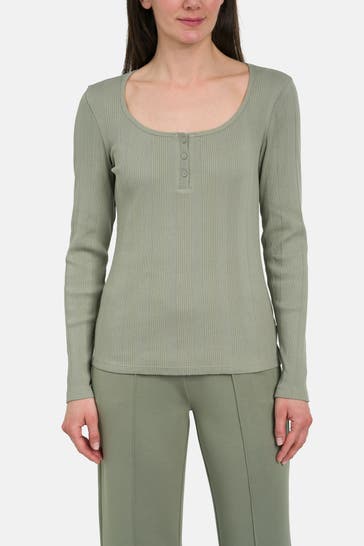 MARC O'POLO DENIM Longsleeve graugrün