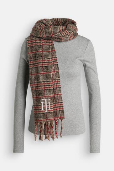 TOMMY HILFIGER Wollmix-Schal kariert