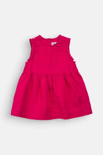 PETIT BATEAU Leinen-Kleid pink