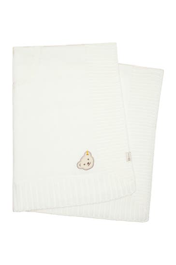 STEIFF Strickdecke weiß