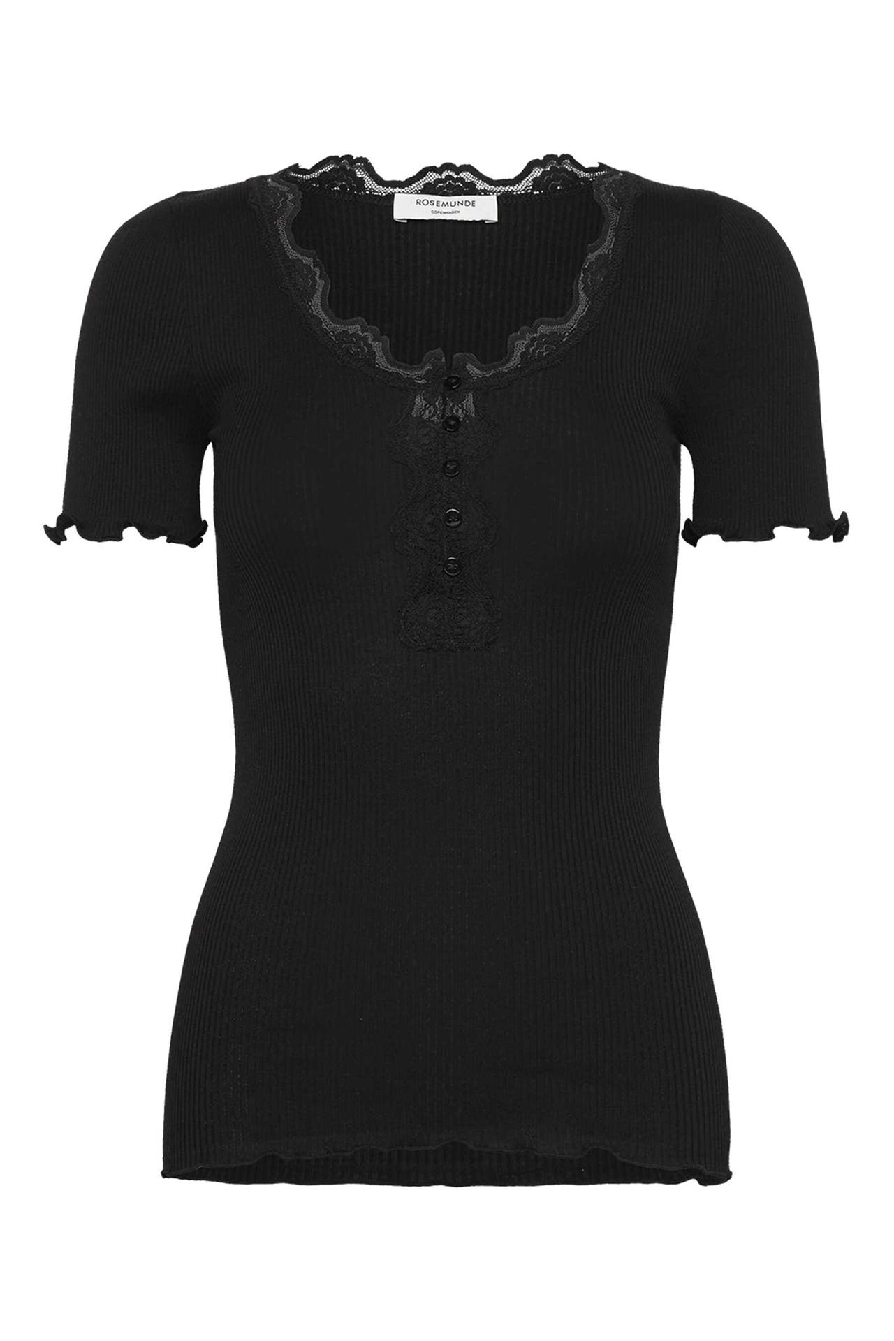 ROSEMUNDE Seidenmix-Shirt schwarz, Bild 1