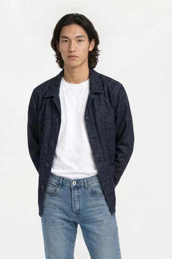 GOLDGARN DENIM Jeans-Overshirt dunkelblau