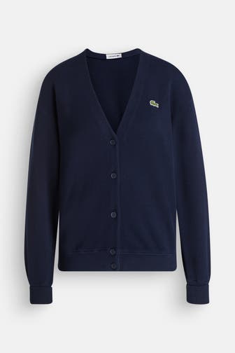 LACOSTE Strickjacke dunkelblau