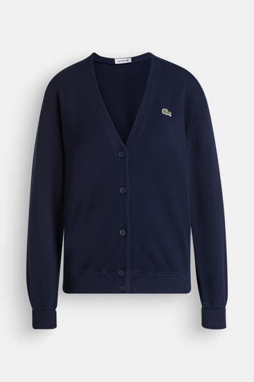 LACOSTE - Strickjacke dunkelblau