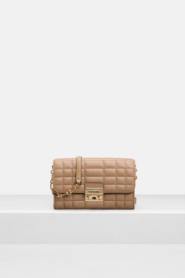 MICHAEL MICHAEL KORS Umhängetasche 'Tribeca' beige
