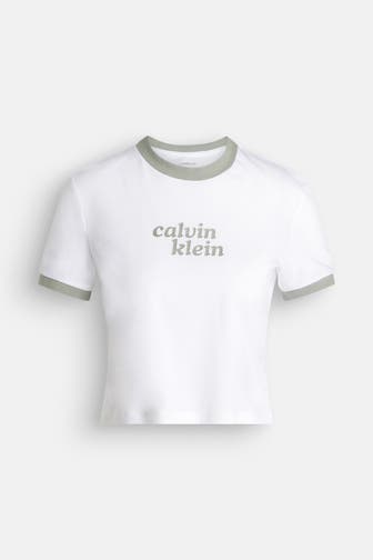 CALVIN KLEIN T-Shirt weiß