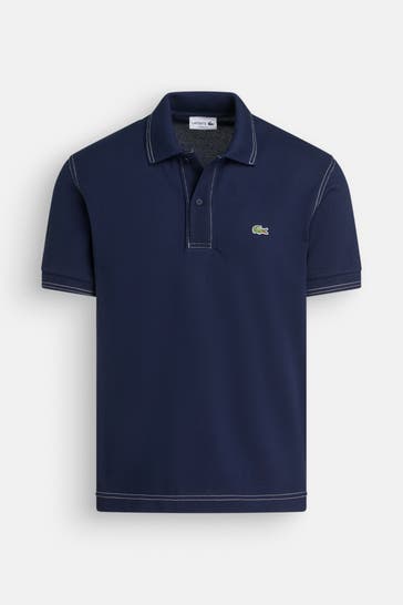 LACOSTE Polo-Shirt dunkelblau