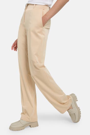 HUGO - Stoffhose 'Hulana' beige