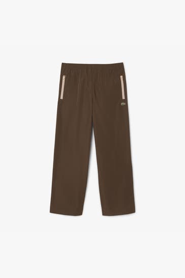 LACOSTE Stoffhose dunkelbraun