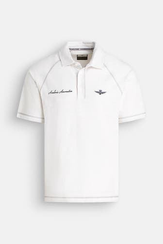 AERONAUTICA MILITARE Polo-Shirt offwhite