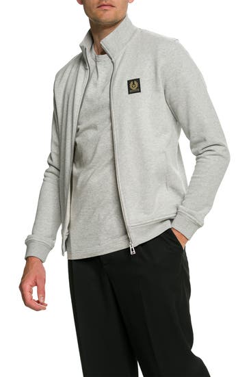 BELSTAFF - Sweatjacke hellgrau