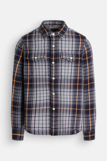 SUPERDRY Overshirt 'Merchant' gemustert