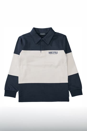 MARC O'POLO Polo-Longsleeve mehrfarbig