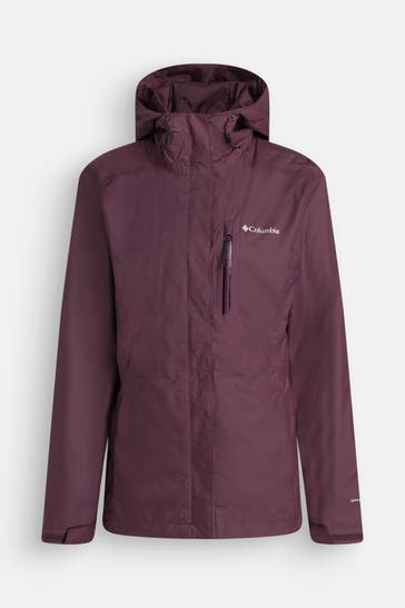 COLUMBIA Regenjacke 'Pouring Adventure™' aubergine