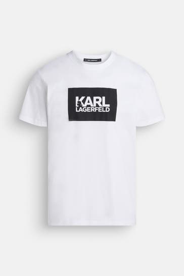 KARL LAGERFELD T-Shirt weiß