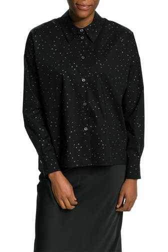 DRYKORN Casual-Bluse gemustert