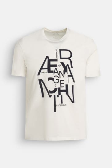 ARMANI EXCHANGE T-Shirt offwhite
