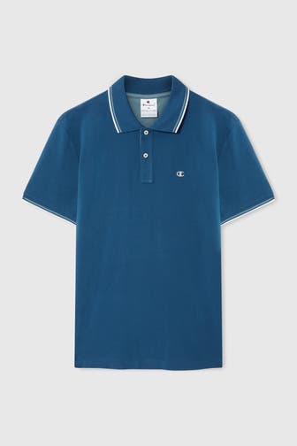 CHAMPION Polo-Shirt blau Regular Fit
