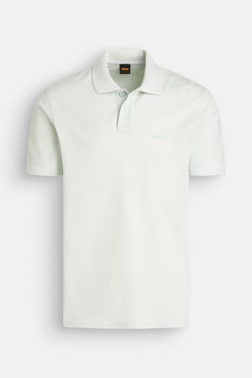 BOSS ORANGE Polo-Shirt 'Prime' eisblau