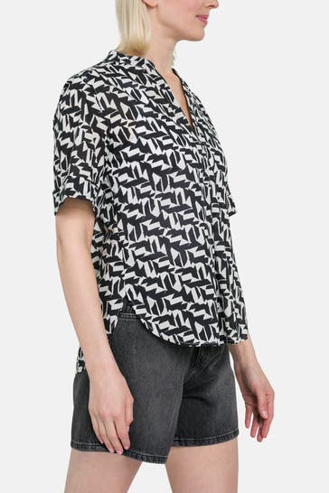 MARC O'POLO Blusenshirt gemustert