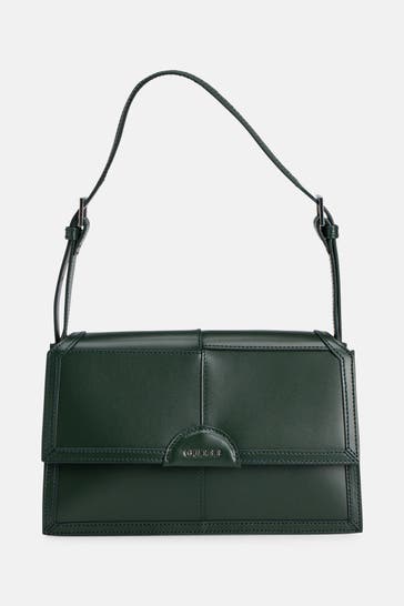 GUESS Handtasche 'Isa' dunkelgrün