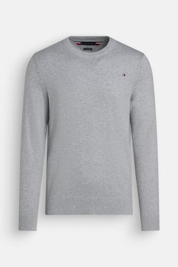 TOMMY HILFIGER - Strickpullover grau